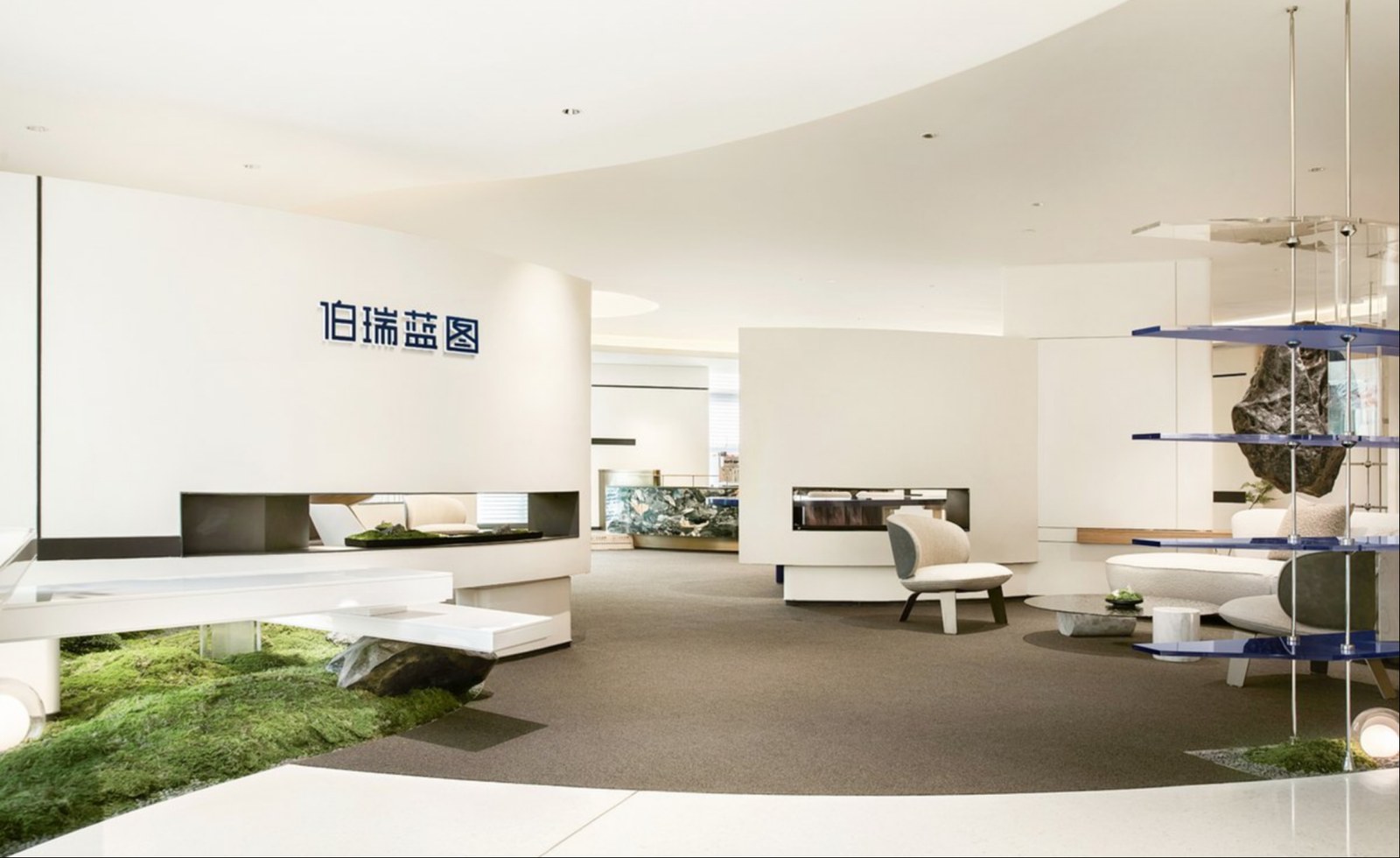 伯瑞蓝图长寿抗衰中心（重庆）接待大厅实景